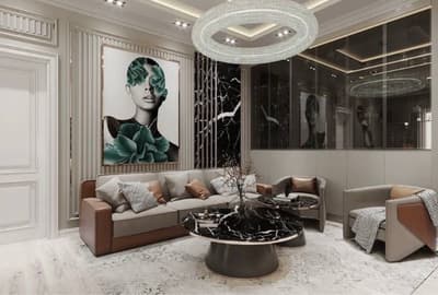 Аренда 3-комн. кв. 122 м² — жилой комплекс Гарденс