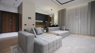 Аренда 3-комн. кв. 105 м² — жилой комплекс Parisien