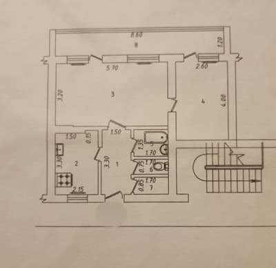 Продажа 2-комн. кв. 56 м² — Шахристанская улица