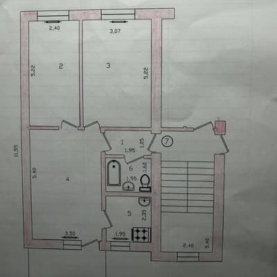 Продажа 4-комн. кв. 55 м² — 2-й квартал