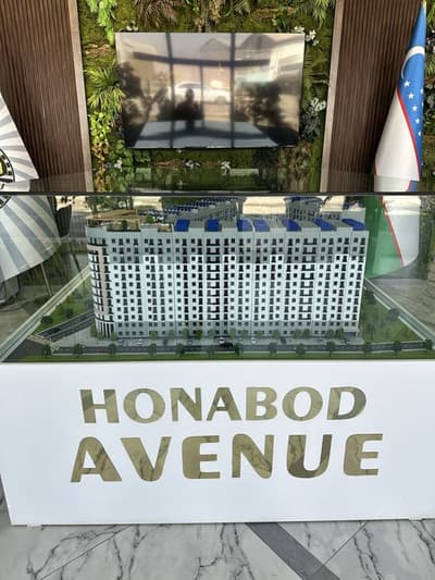 2 та ёнма-ён Квартира сотилади (каробка) ЖК Honabod Avenue