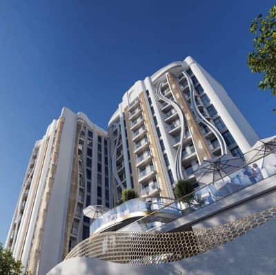 5 комнатная квартира 150м² в Skyline Towers коробка и паркинг